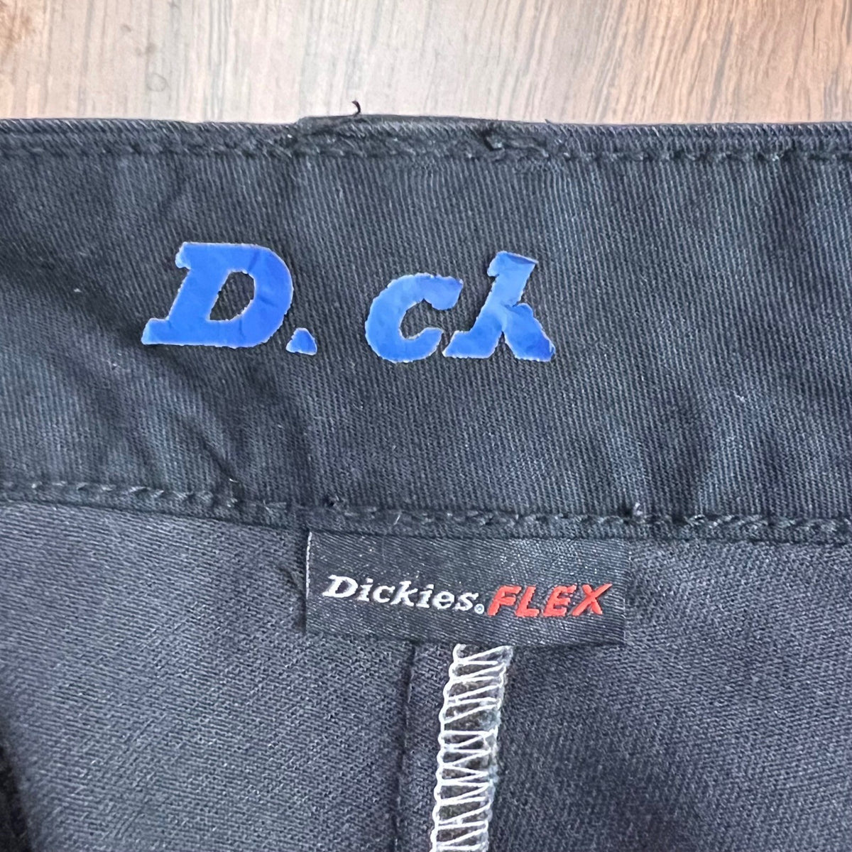Dickies Cargo Pants Mens 34x30 Slim Straight Flex Black Workwear Gorpcore
