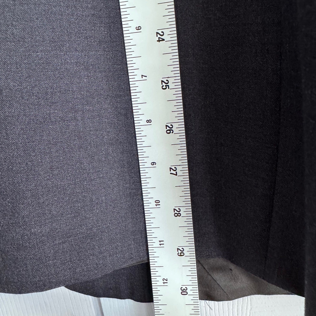 Vintage Christian Dior Monsieur 42R Navy Wool Blazer Two Button Jacket Ventless