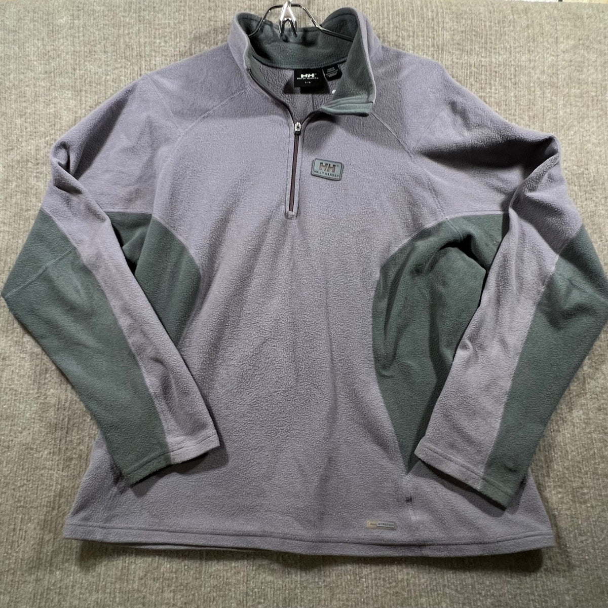 Helly Hansen Fleece Pullover Quarter Zip Pro Stretch Mens L G