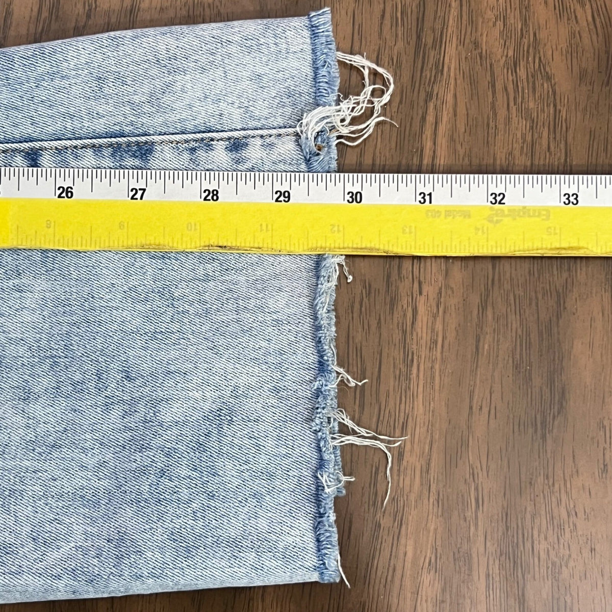 Veronica Beard Jeans Womens 26 Blue Flare High Rise Raw Hem Boho Chic