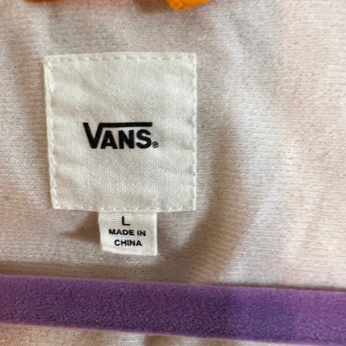 Vans Coaches Jacket Mens Large Yellow Checkerboard Logo Windbreaker Skater