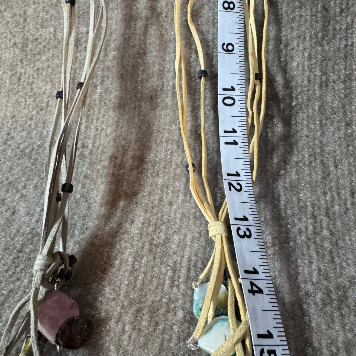 Tanya Creations Cord Necklace Set Women OS Shell Tassel Boho Coastal