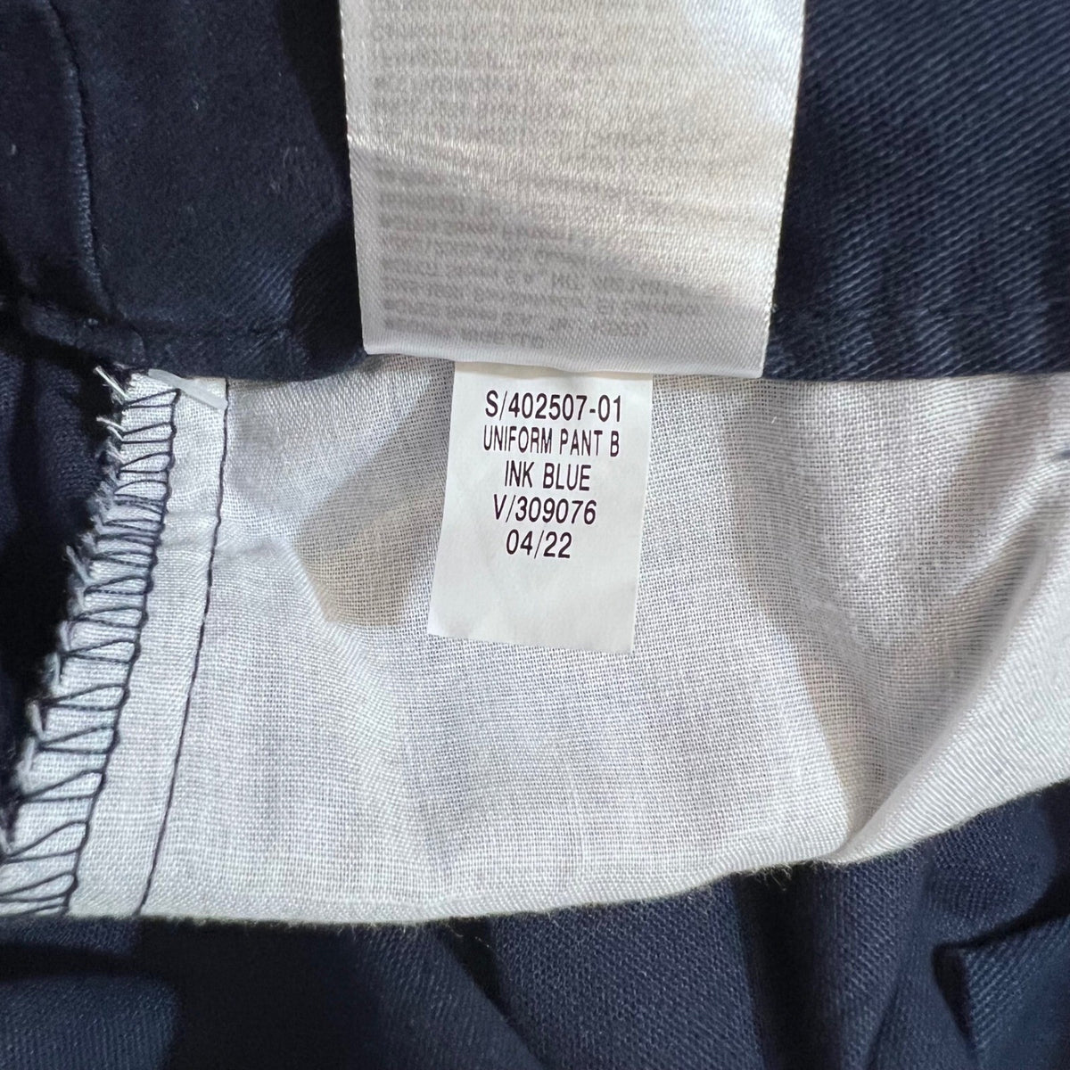 Old Navy Boot-Cut Stretch Pants Womens 16 Navy Blue Uniform Chino Professional