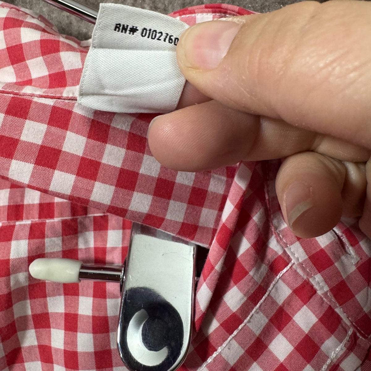 Jack Spade Small Bleecker St Gingham Button Down Shirt Long Sleeve Classic Fit