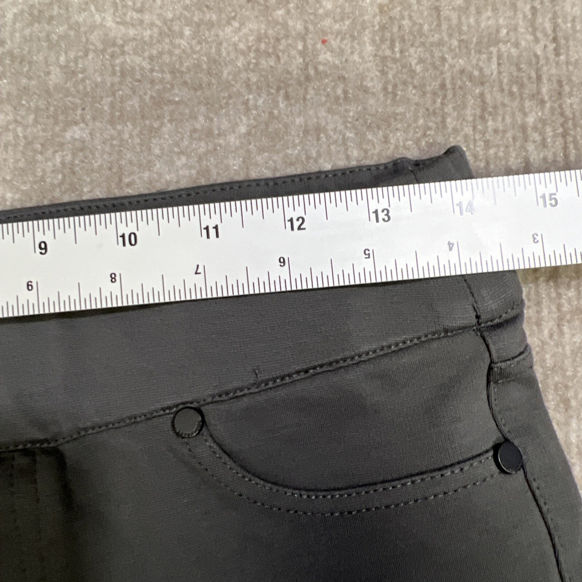 Liverpool Legging Womens 4 Petite 27 Gray Kimberly Pull On Bootcut Low Rise