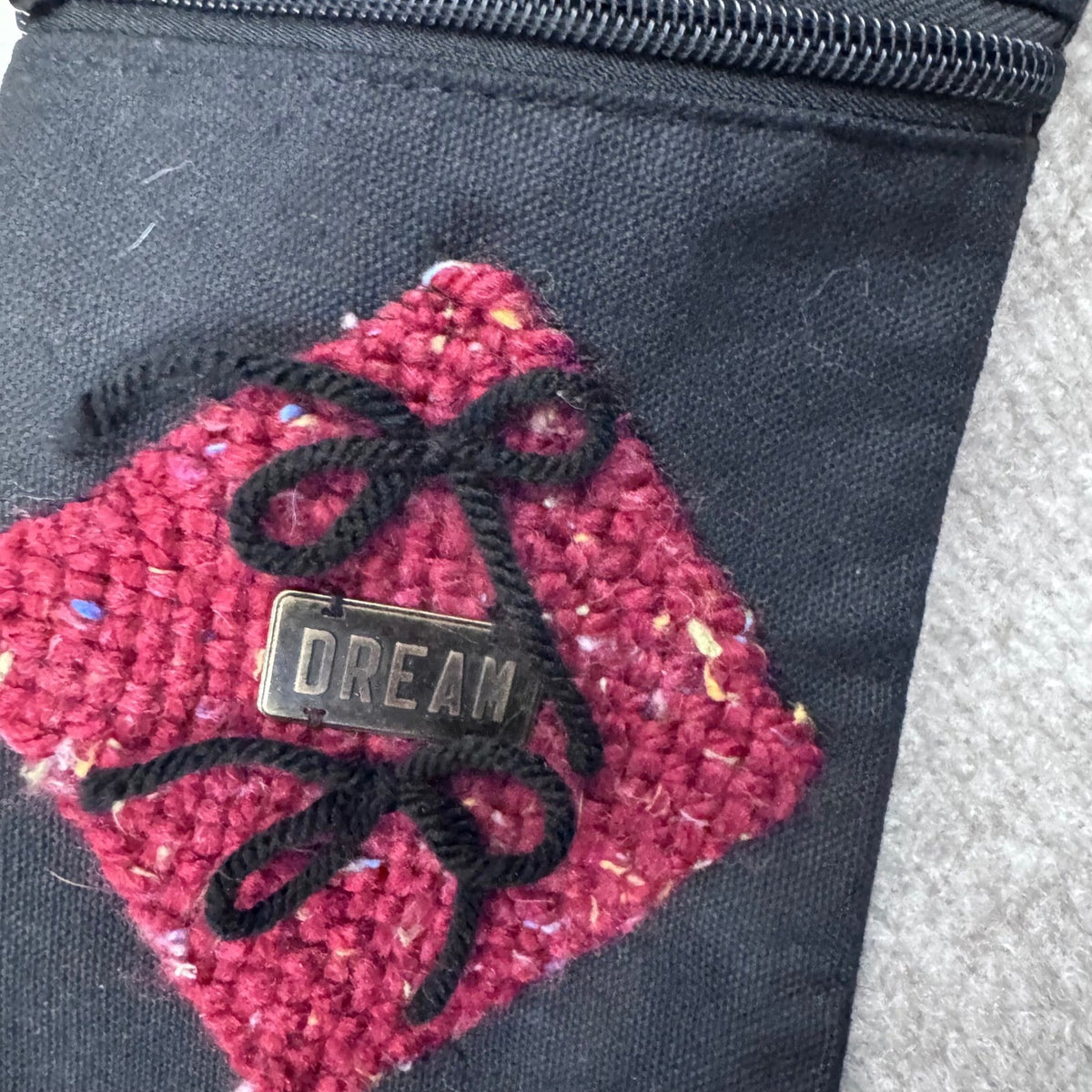 Fine Handwoven Suzanne Smith Handmade Crossbody Bag Set Dream Believe Canvas