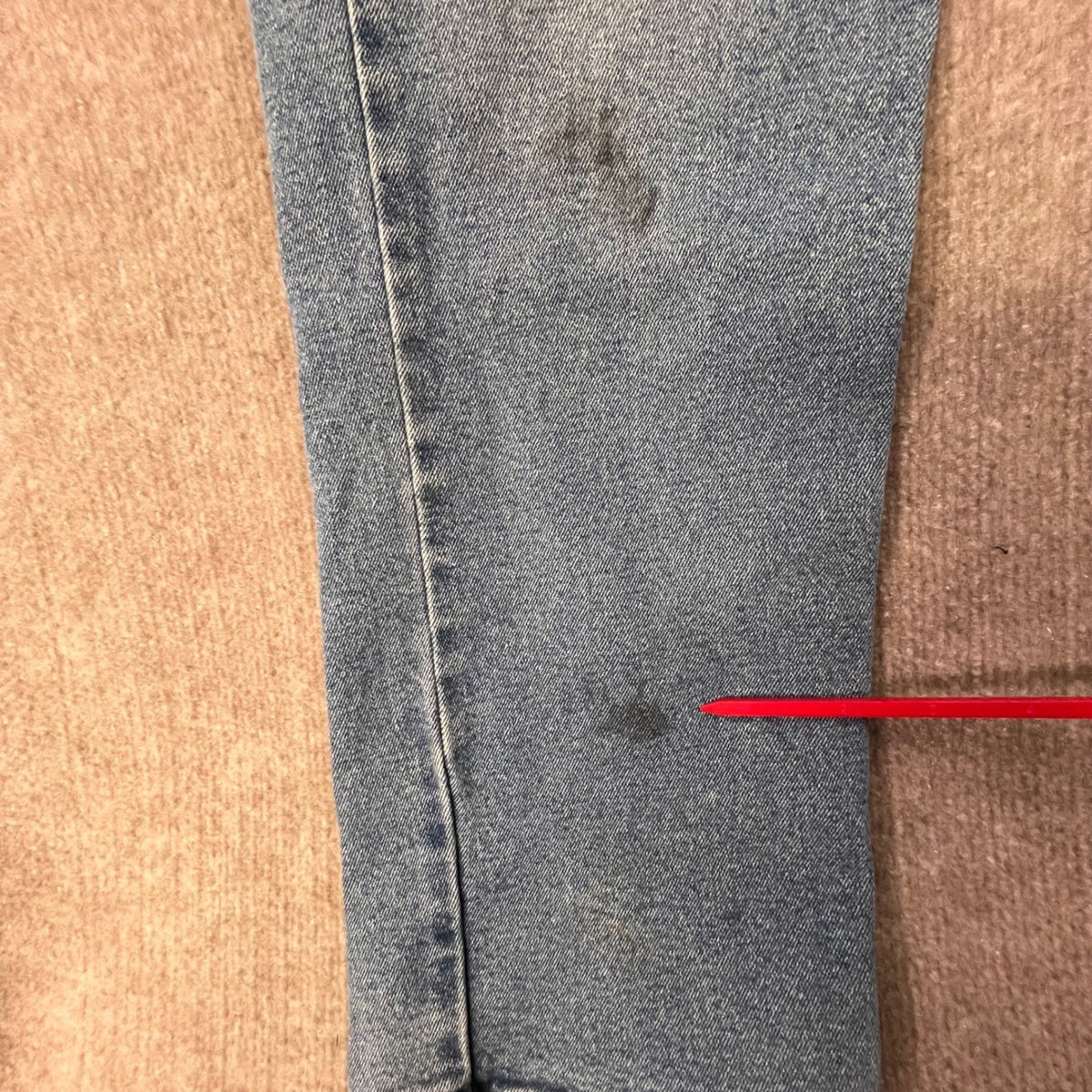 Levis 511 Slim Fit Jeans Mens W30 L30 Light Wash Denim Distressed
