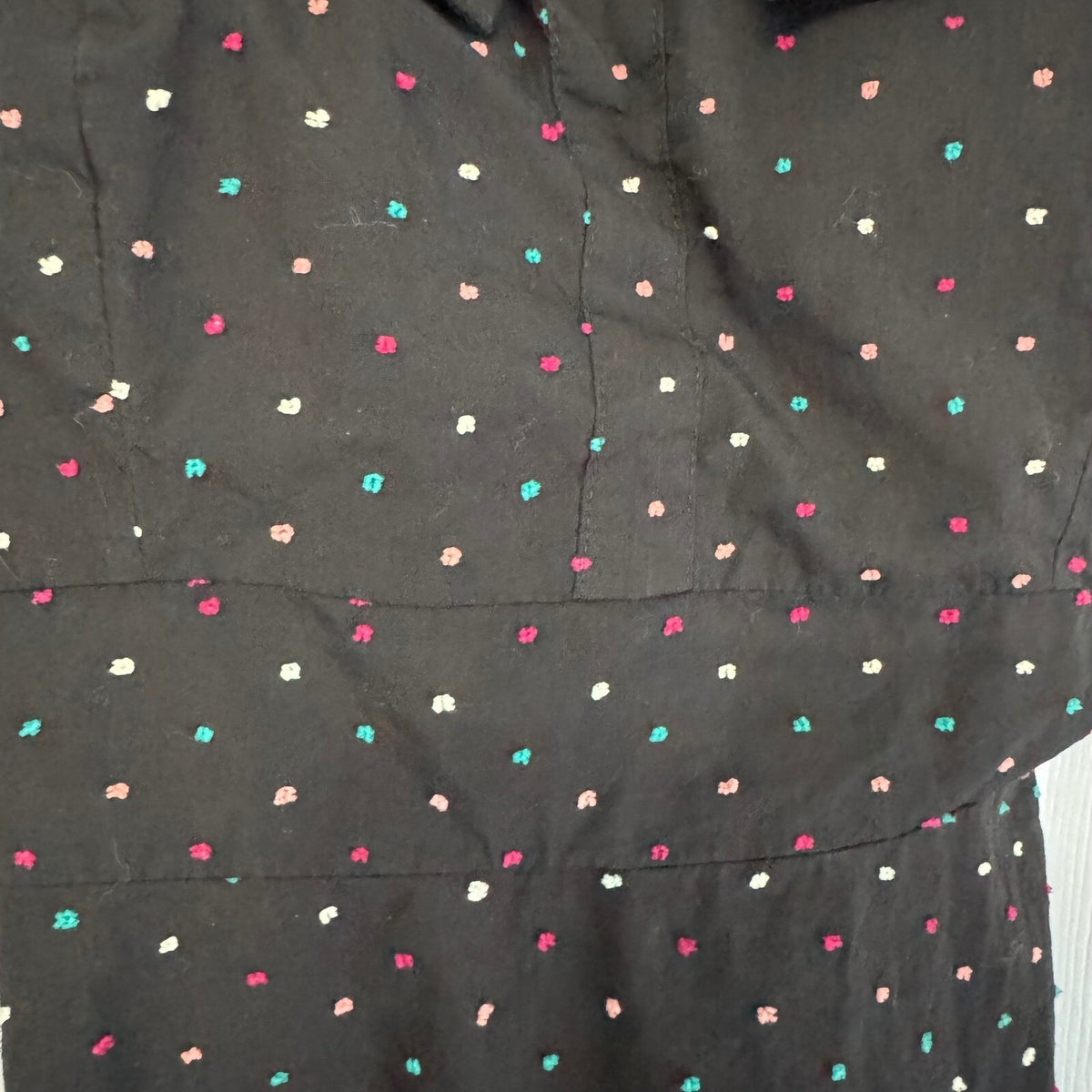 Heart Soul Sun Dress Women Birdseye Dot Sleeveless Sweetheart Indie Summer