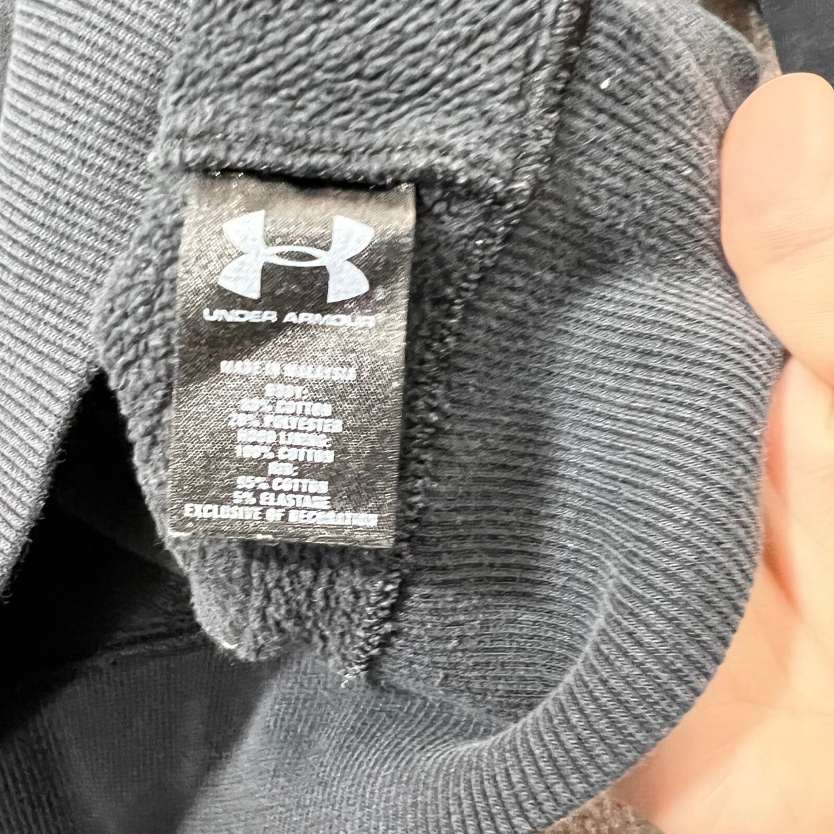 Under Armour Charged Cotton Storm Hoodie Loose Fit Coldgear XL Gray