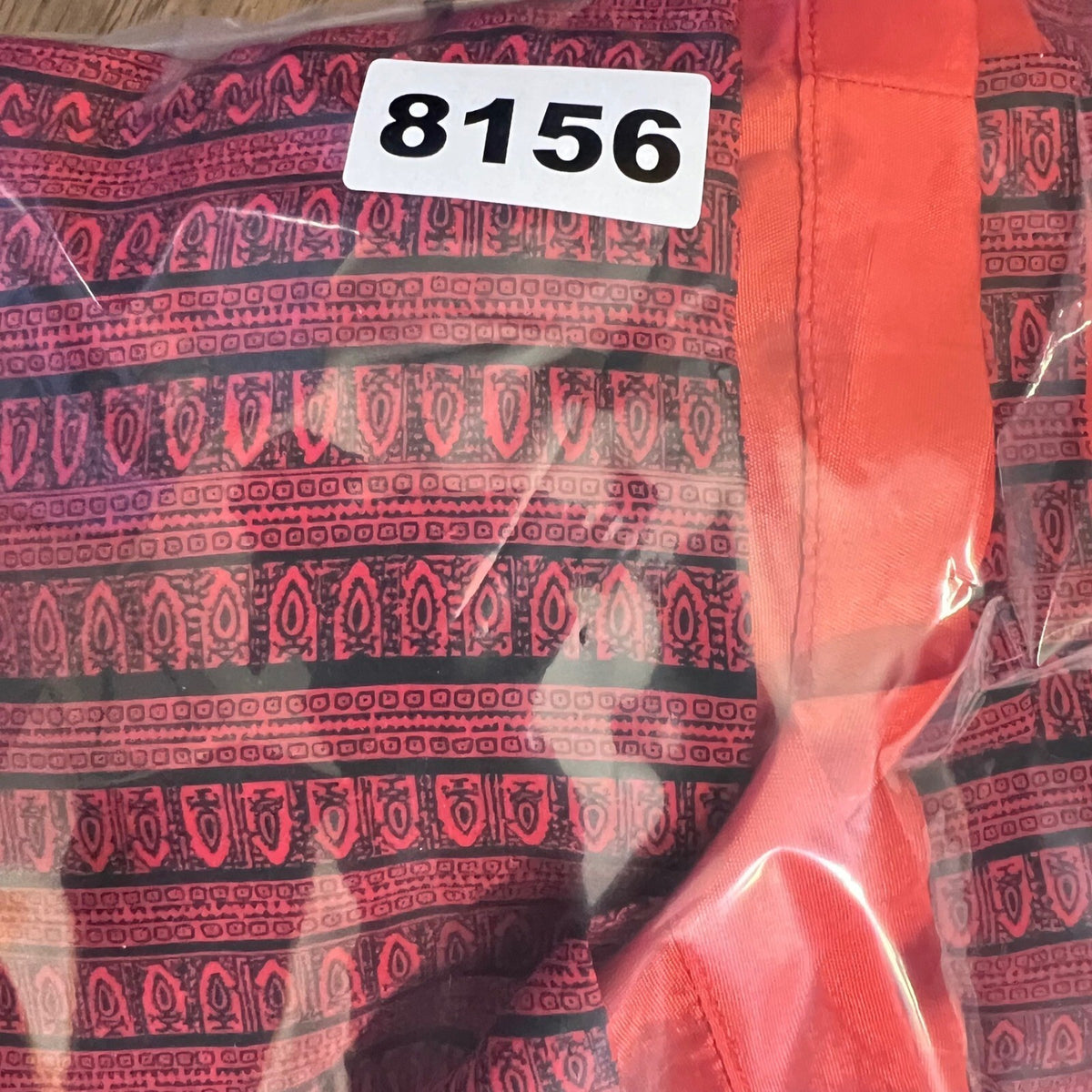 Vintage Paul Alexander Silk Kimono Jacket Women 14 Red Black Striped Boho Chic