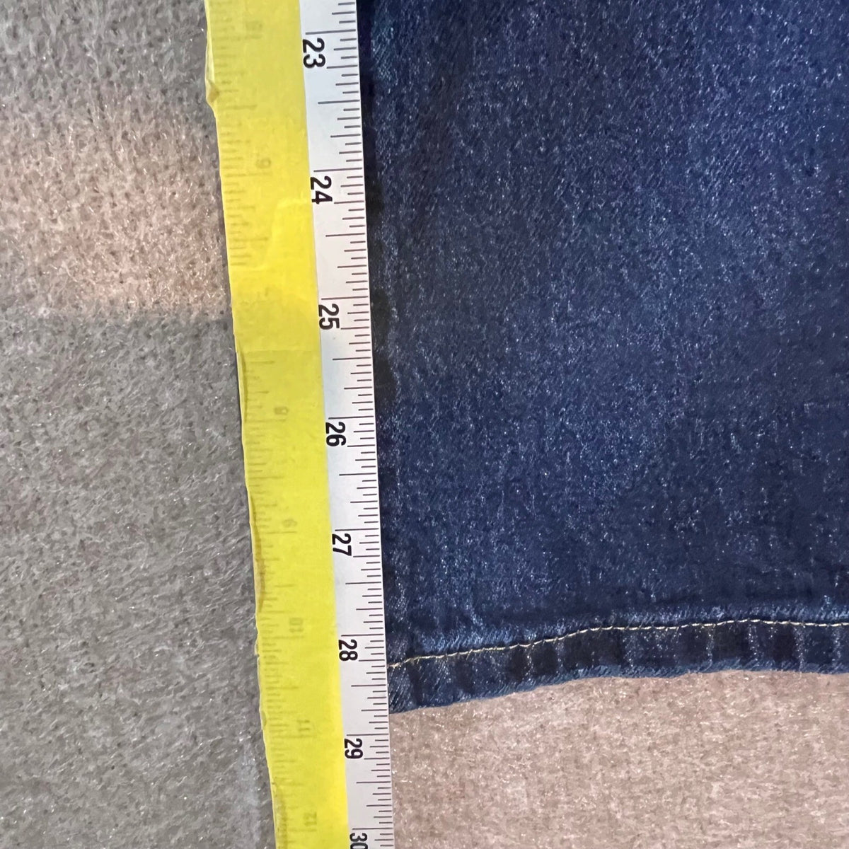 Time and Tru Wide Leg Jeans Women 10 Dark Wash High Rise Stretch Denim