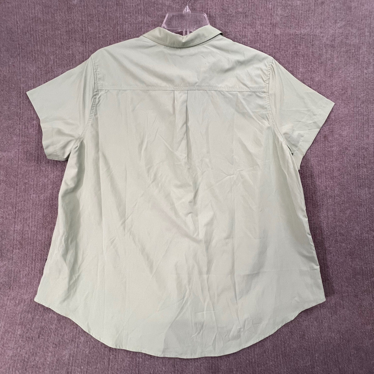 NWT Eddie Bauer XXL Short Sleeve MINT Shirt UPF 50 Moisture Wicking Utility