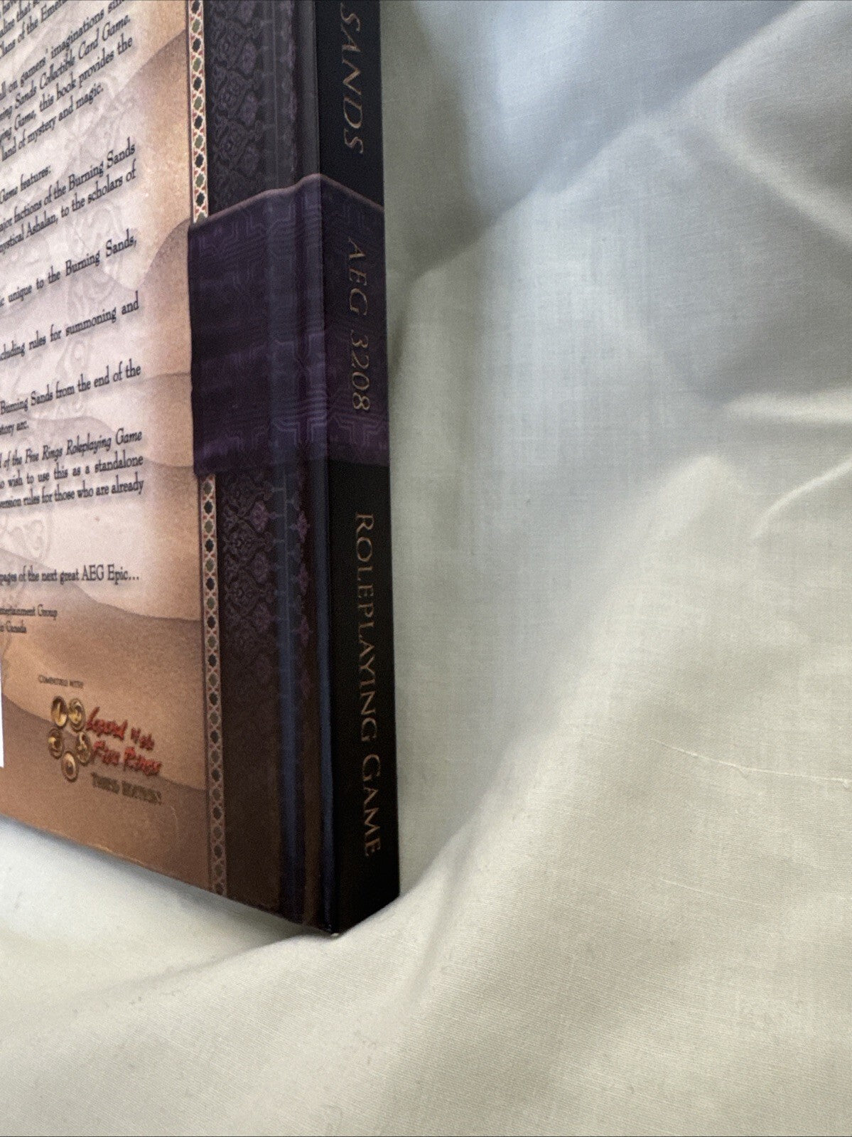 Legend of the Burning Sands: Core Rulebook (Hardcover RPG Book, 2008) AEG L5R 3E