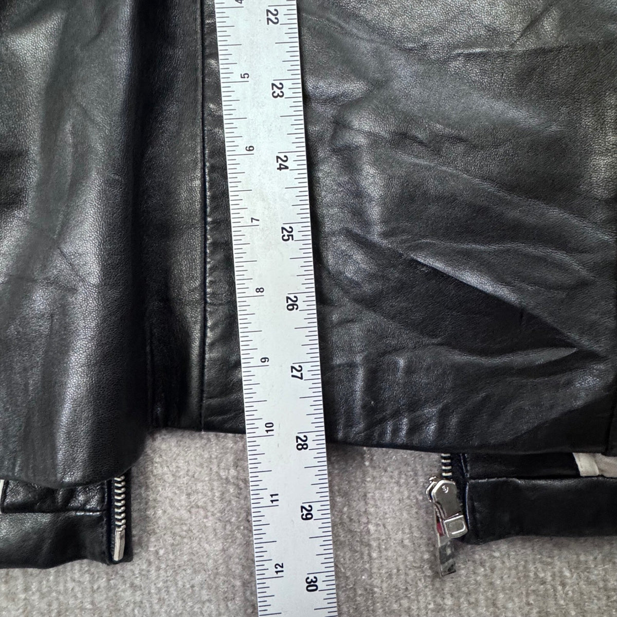 Wilsons Leather Pelle Studio XL Black Leather Jacket Thinsulate Insulated Coat