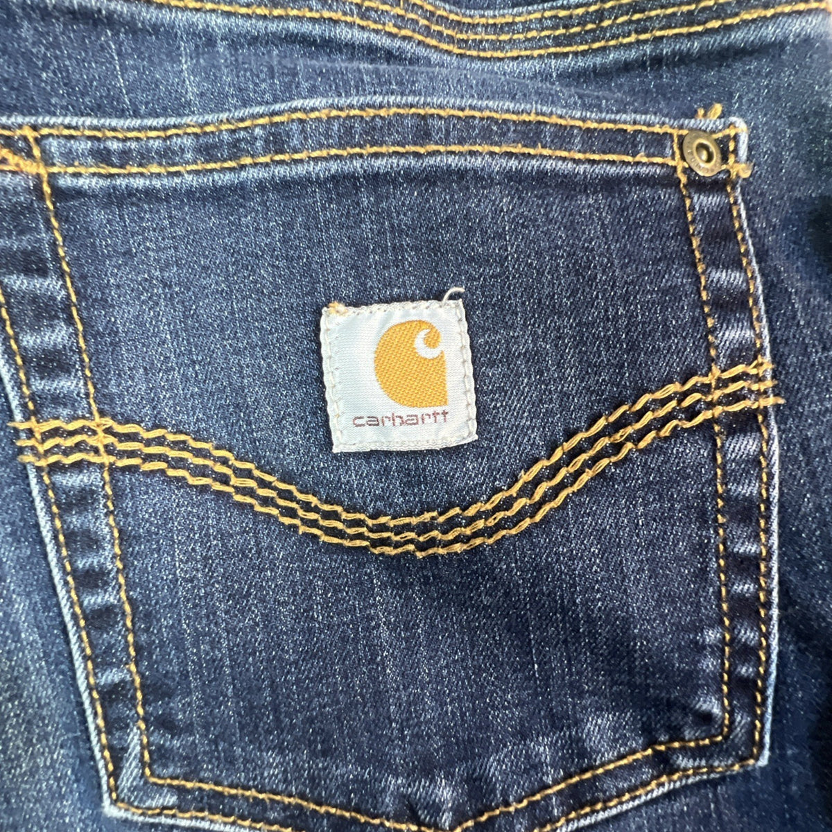 Carhartt Jeans Womens Size 6 Short Relaxed Fit Straight Leg Jeans