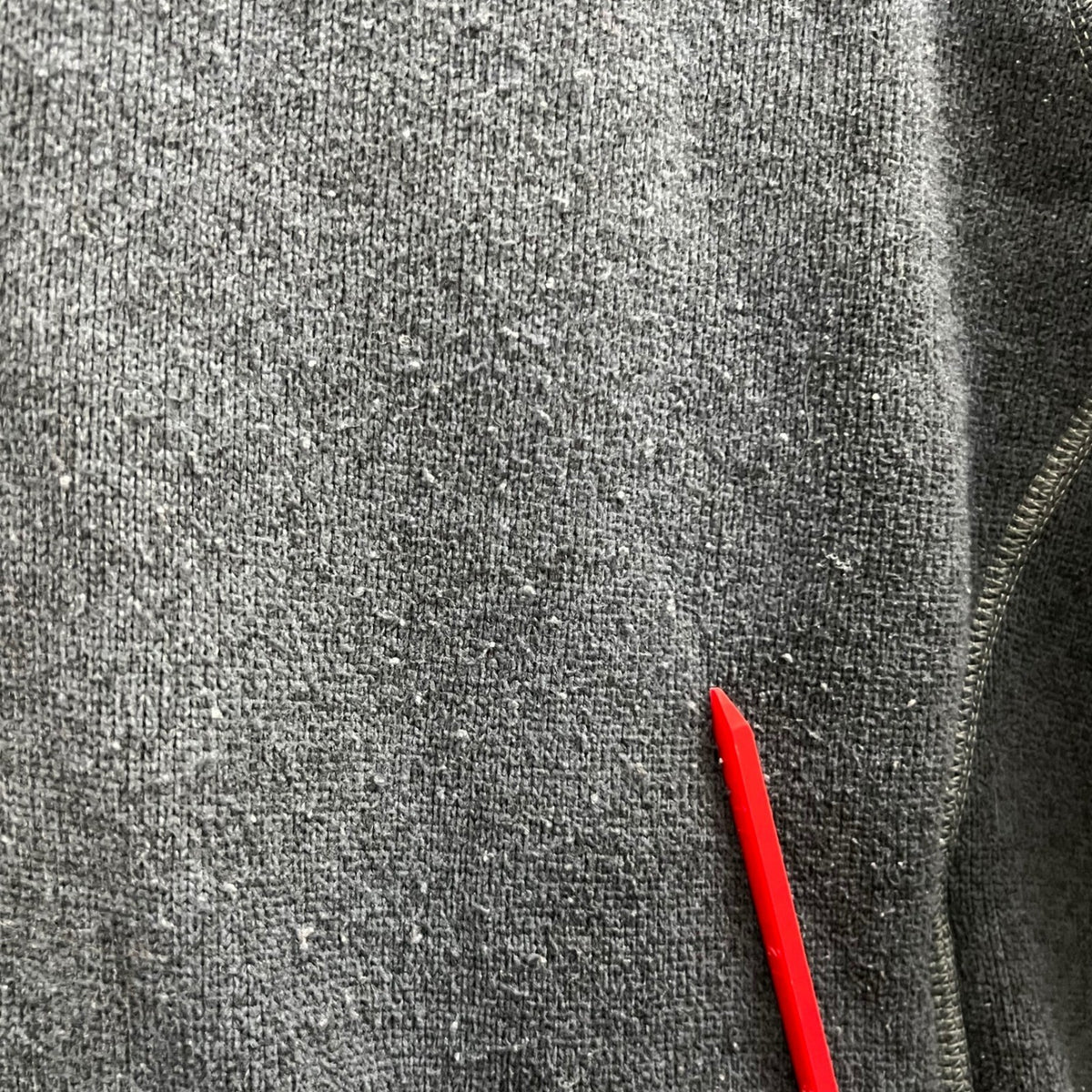 The North Face Mens XXL Gray Fleece Pullover Quarter Zip Sweater