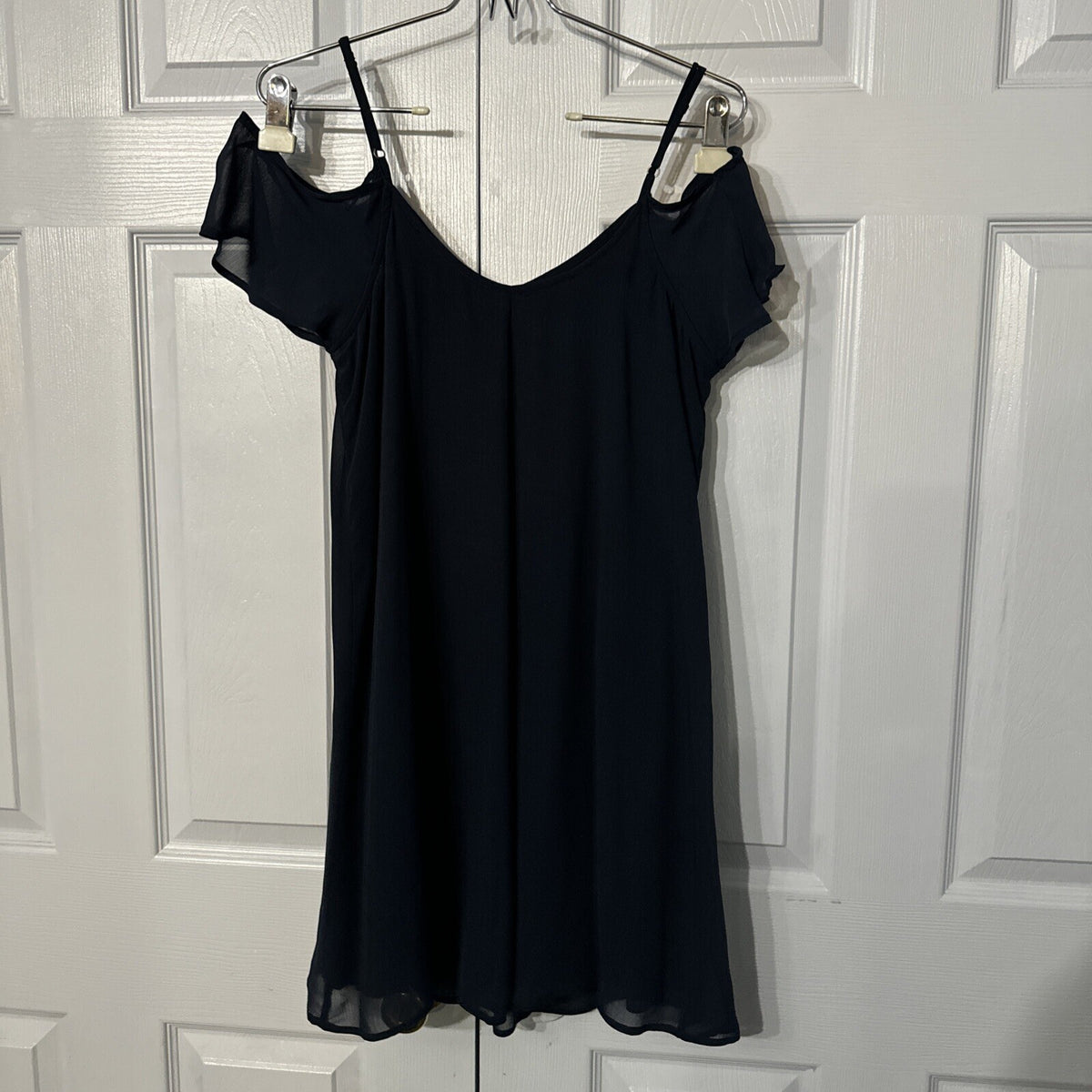 Abercrombie & Fitch Women Med Cold Shoulder Babydoll Cami Fairy Grunge