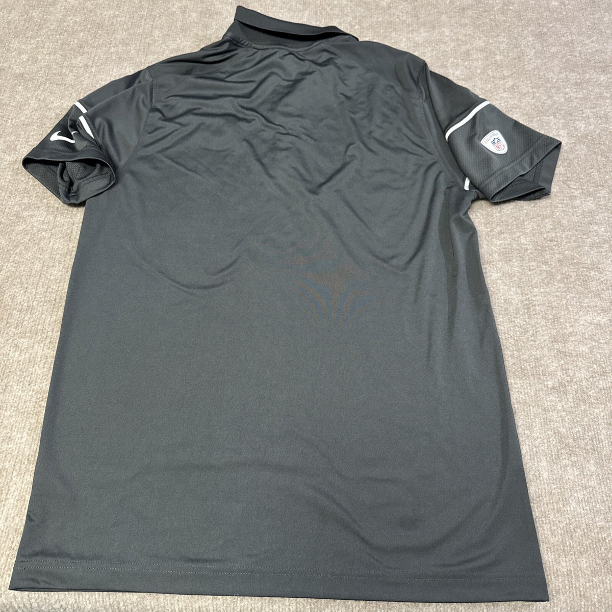 INDIANAPOLIS COLTS Mens Med Nike Dri-Fit Polo Shirt Gray logo Swoosh Football
