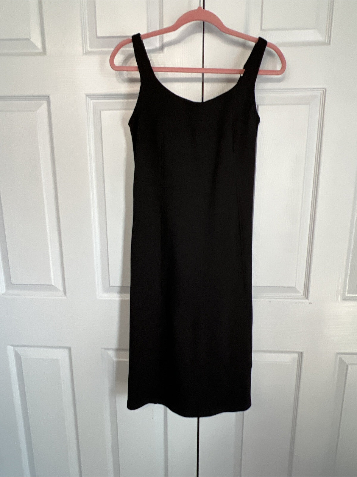 Vtg TravelSmith Coolmax Polyester Blend Sleeveless Dress 34B MIDI Size USA Made