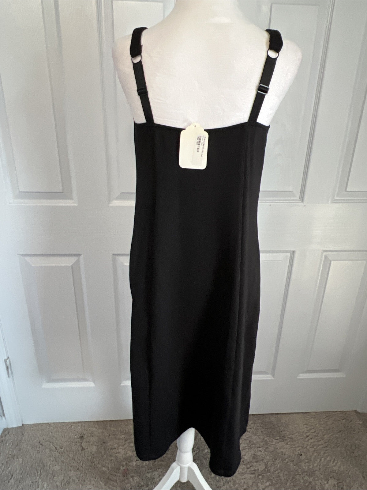 Vtg TravelSmith Coolmax Polyester Blend Sleeveless Dress 34B MIDI Size USA Made