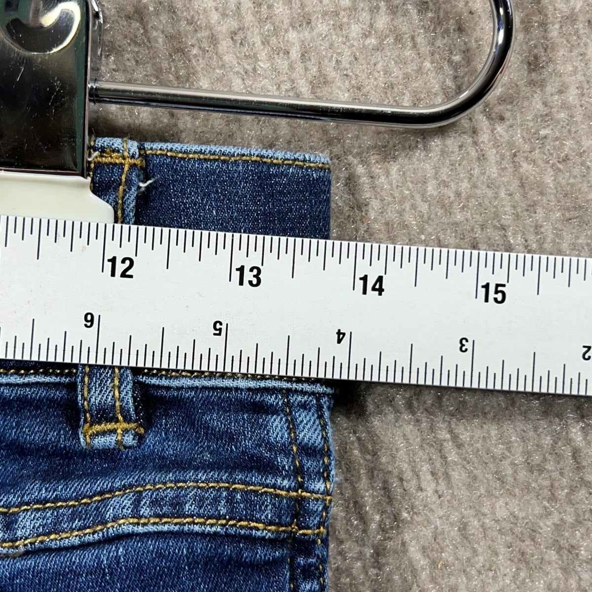 SPANX High Waisted Skinny Jeans Dark Wash Blue Small Denim Stretch Compression