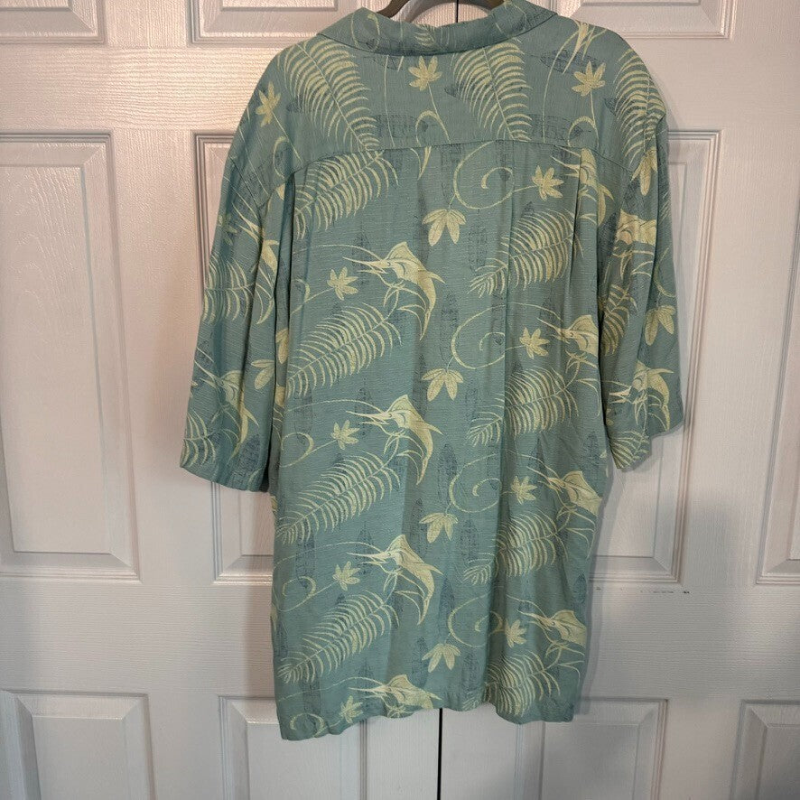 Guide Series LT Rayon Hawaiian Shirt Blue