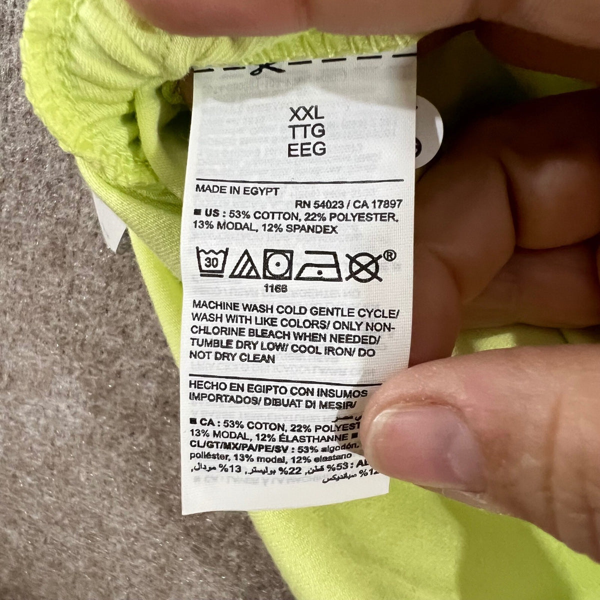 Old Navy PowerChill Crop Top Womens XXL Lime Green Ruched Sides Minimalist
