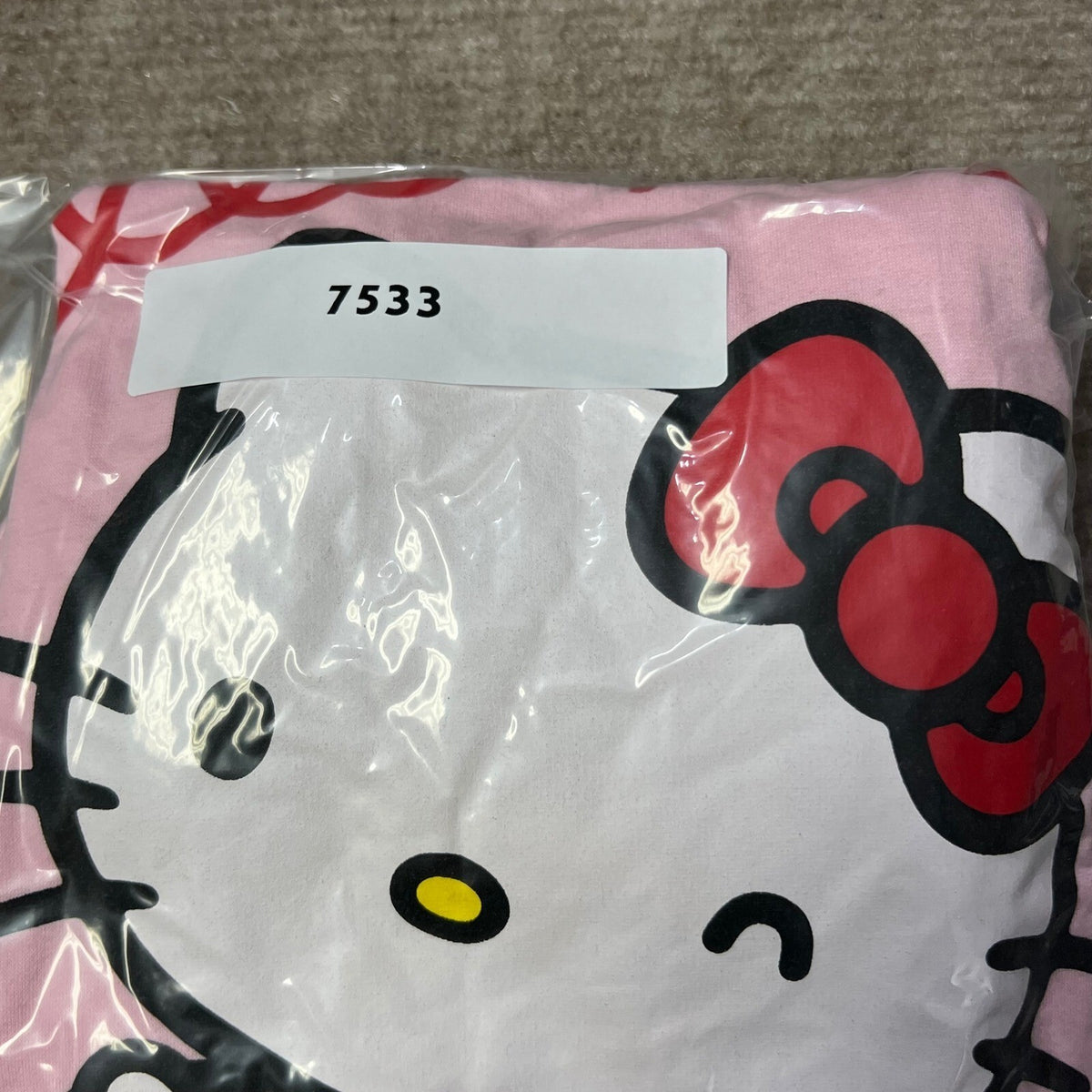 Hello Kitty Pink Crewneck Sweatshirt Women's XL Sanrio Long Sleeve Pullover