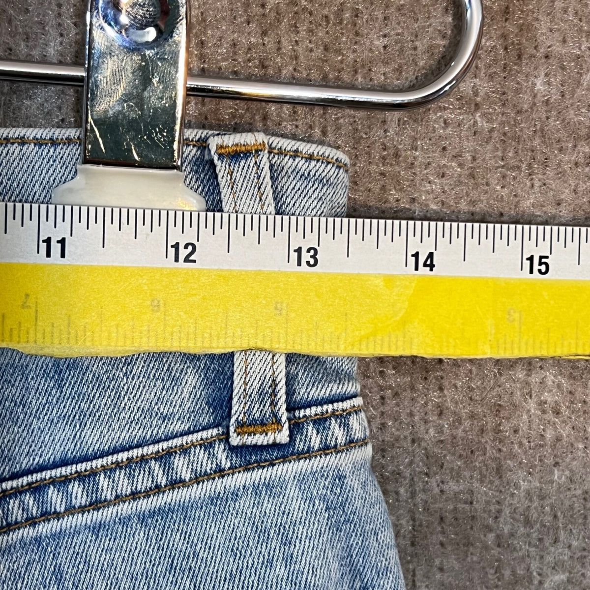 Veronica Beard Jeans Womens 26 Blue Flare High Rise Raw Hem Boho Chic