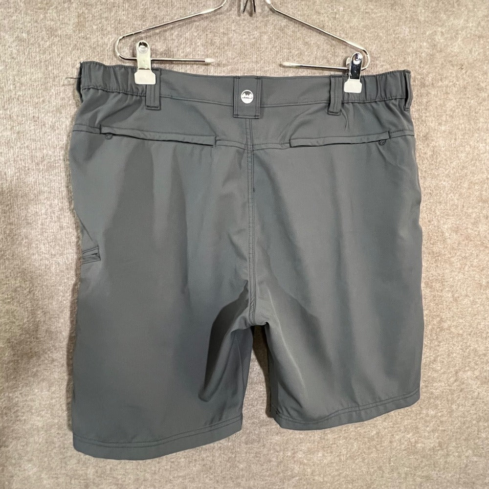Wrangler Outdoor Cargo Shorts Mens 42 Gray Lightweight Quick Dry Gorpcore