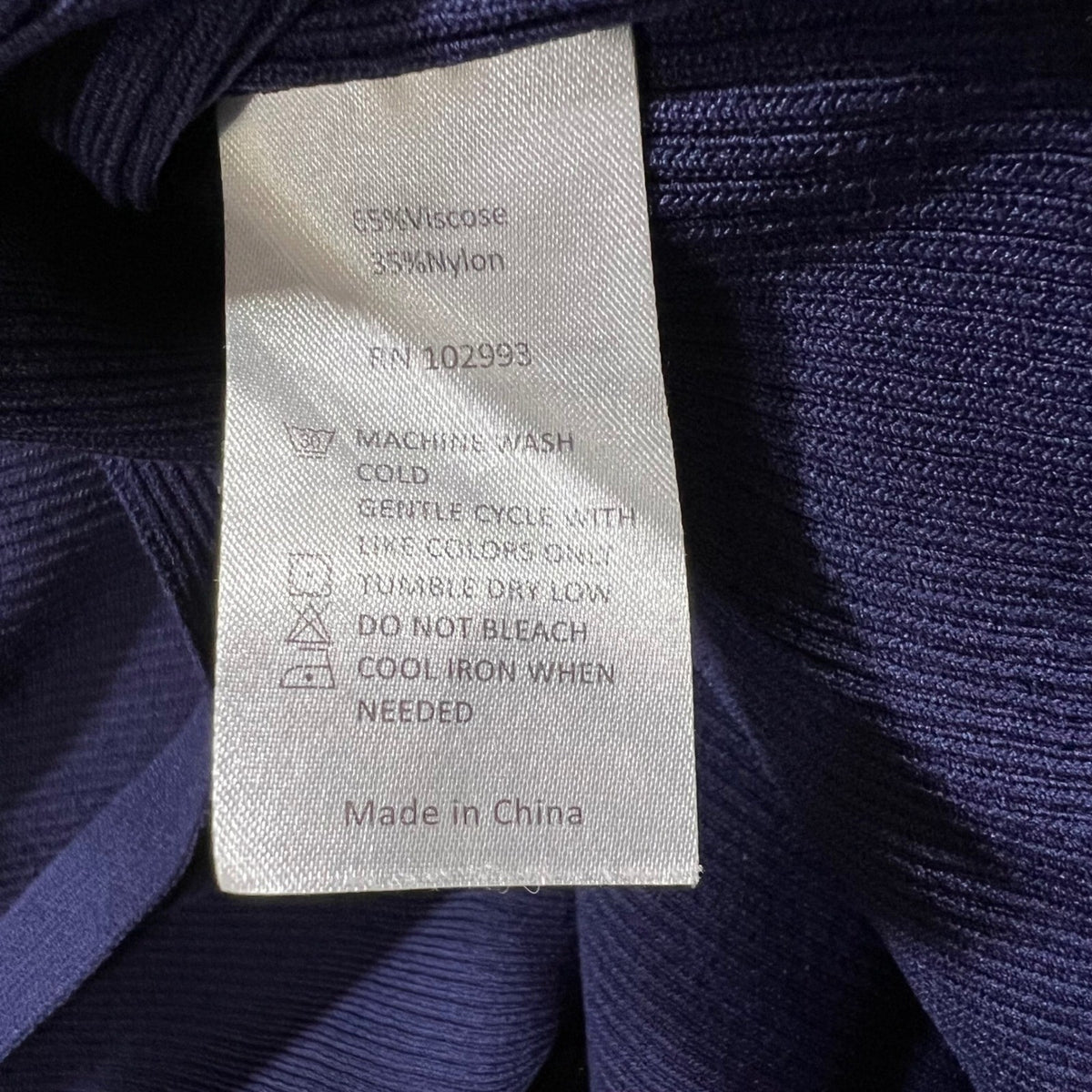 Derek Lam Collective Navy Blue Ribbed Asymmetrical Knit Sweater XS