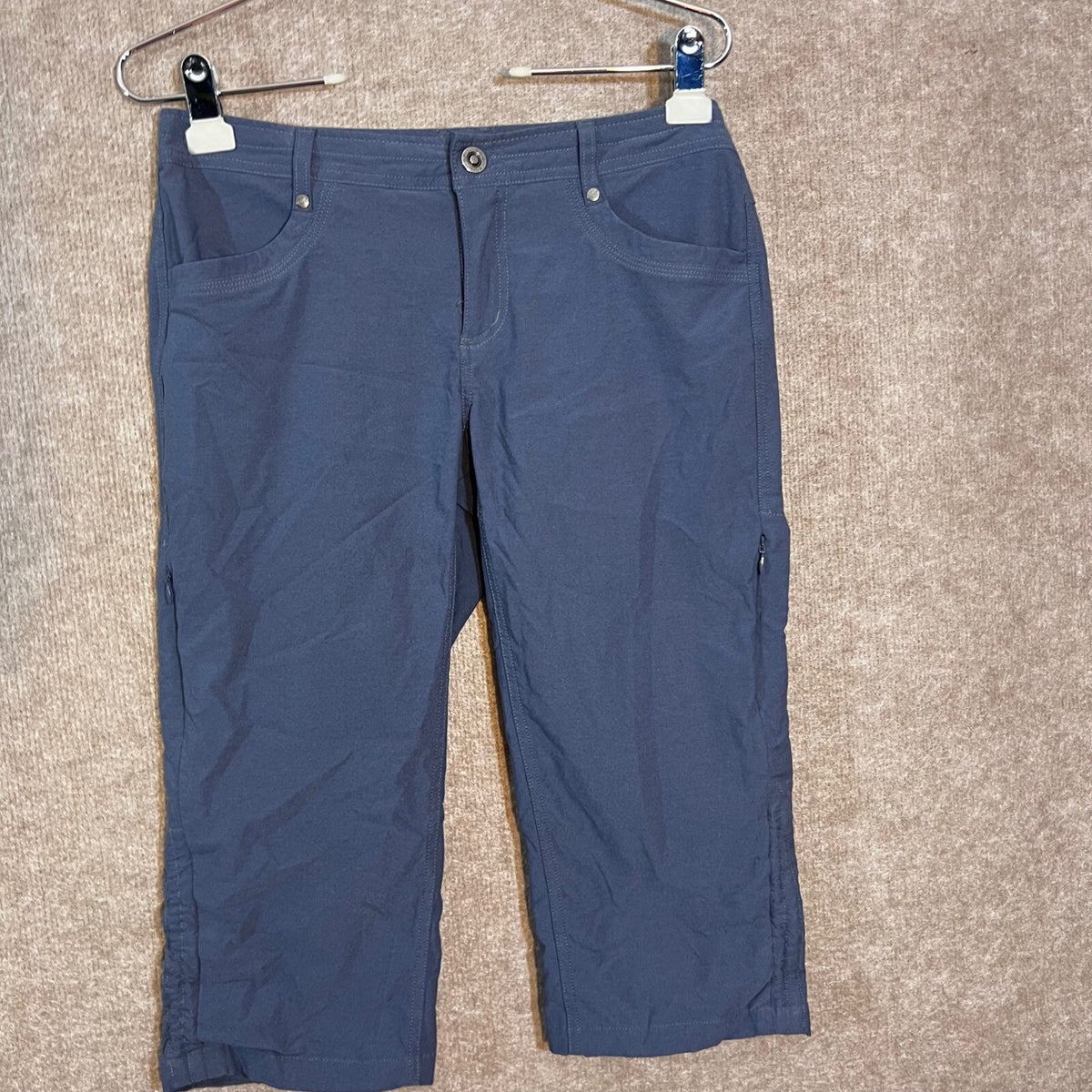 KUHL Splash Kapri Pants Women 6 Blue Hiking Outdoor Gorpcore