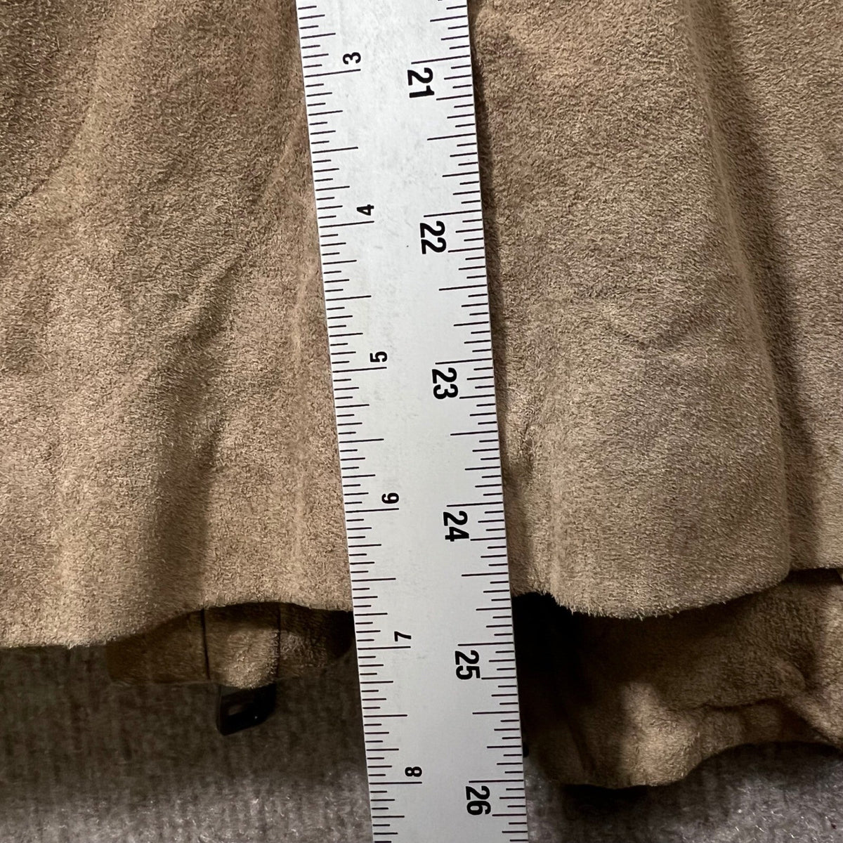 COACH Suede Biker Jacket Sherpa Lined Moto Taupe Quilted Size S No Belt