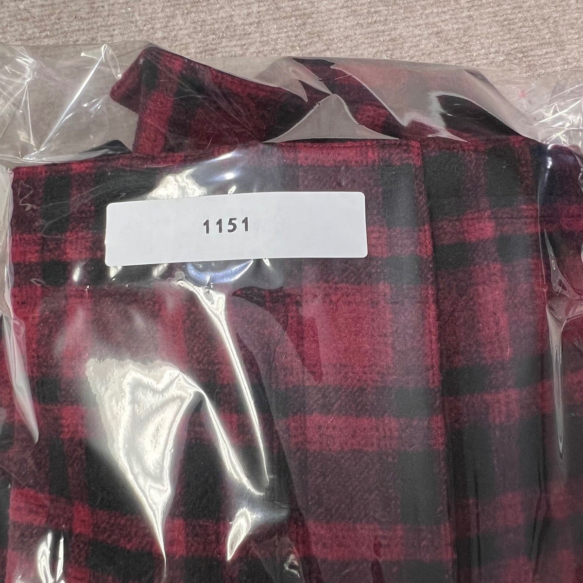 Route 66 Mens Buffalo Plaid Wool Full Zip Shacket Coat Size Medium Lined Warm