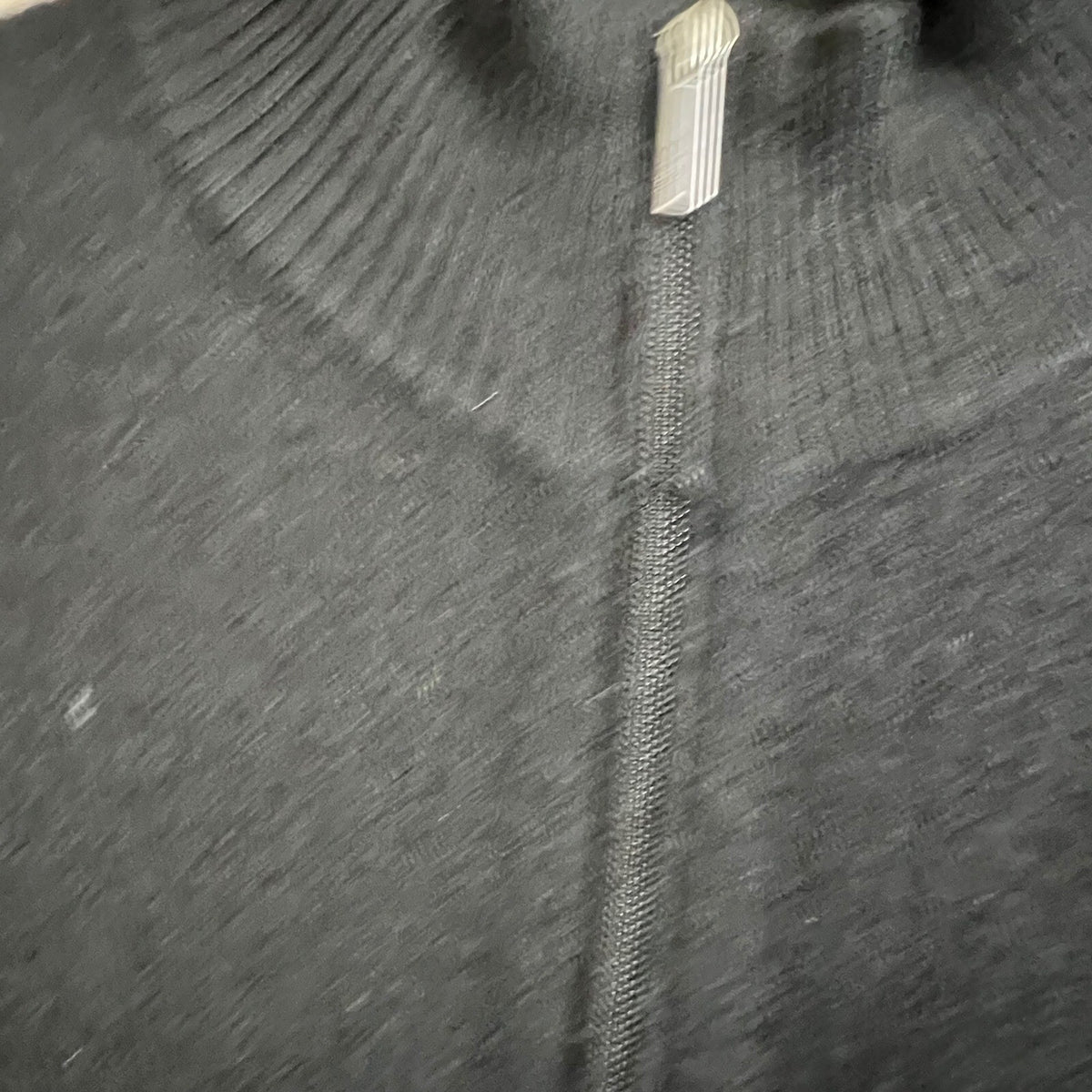 Smartwool Mens Black Merino Wool 1/4 Zip Pullover Sweater Large L READ