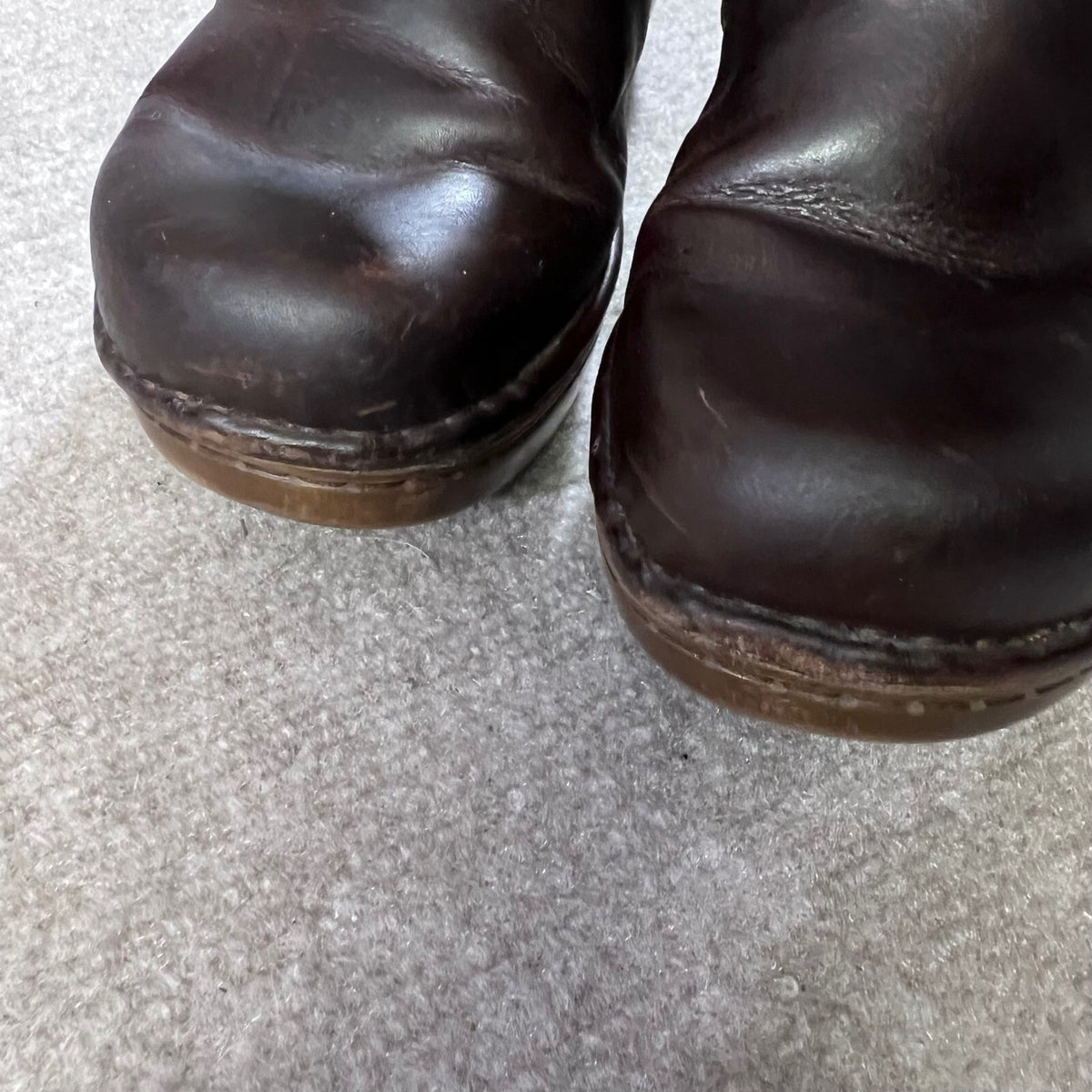 Ariat Leather Clogs Women's Size 9 EU40 Brown Braided Buckle Accent Comfort Shoe