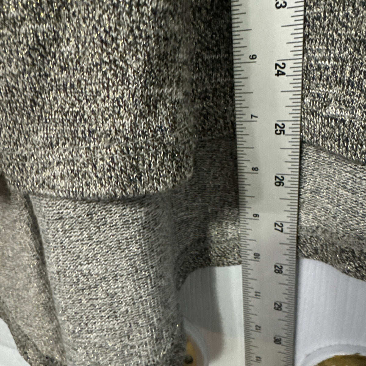 Lane Bryant Top Women 14/16 Asymmetric 3/4 Sleeve Knit Light Sweater