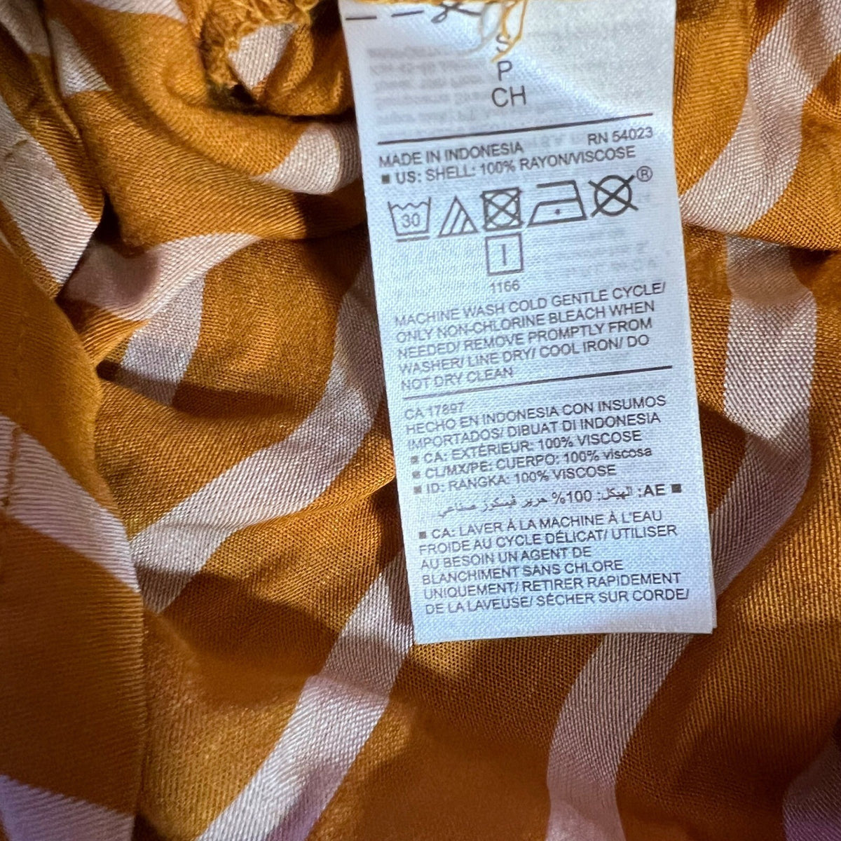 Old Navy Tank Top Womens Small Mustard Yellow White Striped High Neck Sleeveless