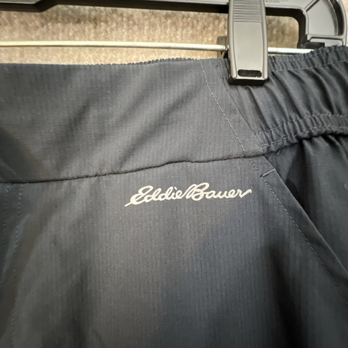 Eddie Bauer First Ascent Pants Men Medium Gray Full Zip Hiking Outdoor
