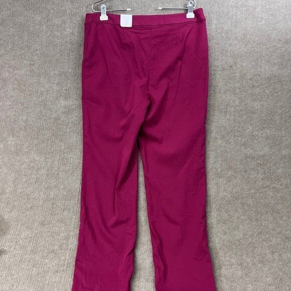 Chico's Perfect Stretch Slim Leg Regular Pink Button Detail Pants Sz3