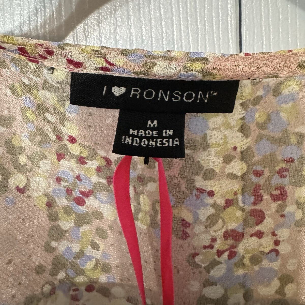 I Love Ronson Sz M Women Midi Dress Floral Fairy Gossamer