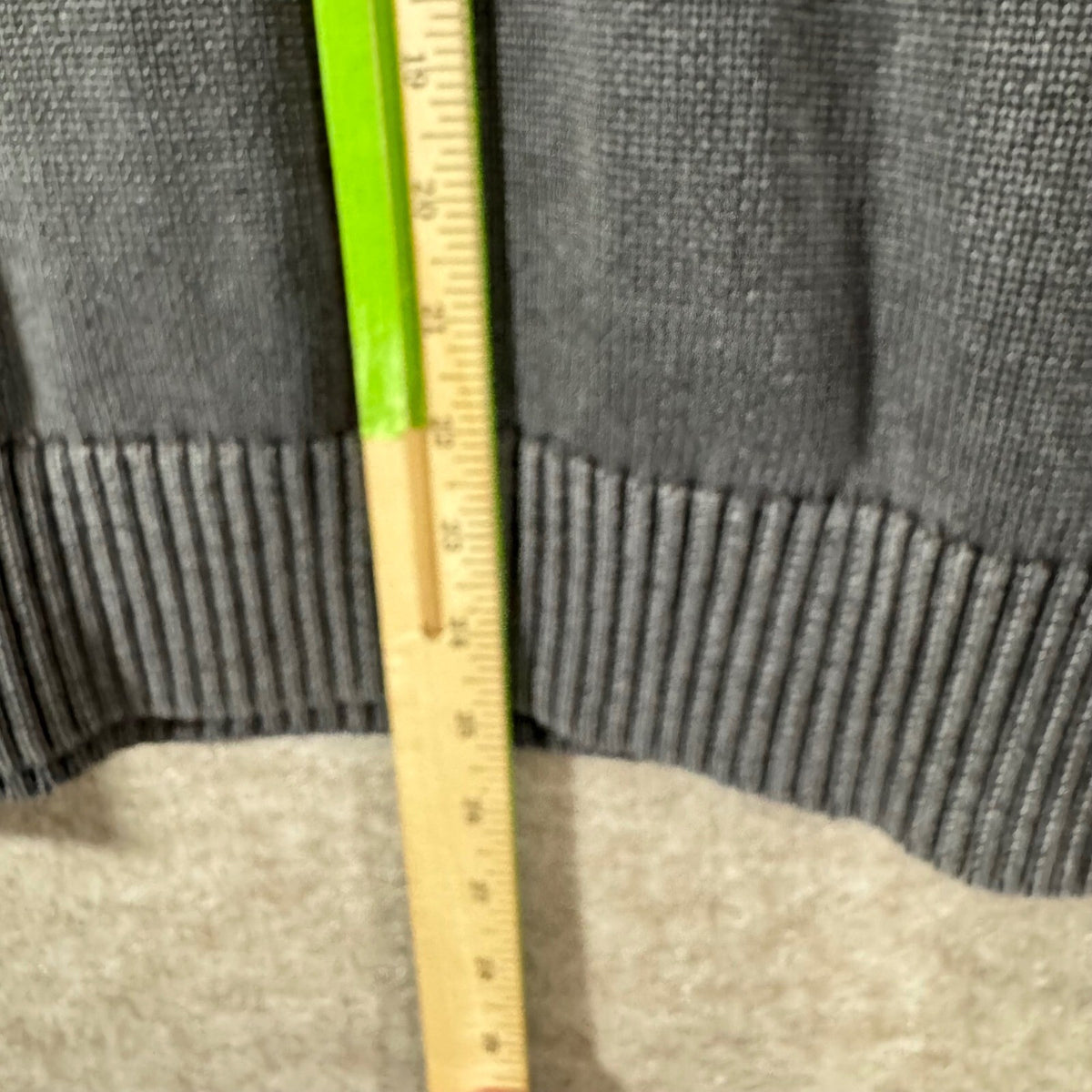 Rock Republic Sweater Mens L Gray Mock Neck Button Knit Minimalist Gorpcore