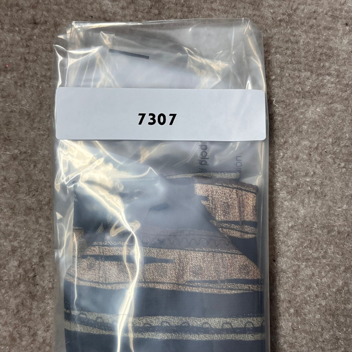 Bruno Piattelli Pure Silk Necktie Italy Map Novelty Striped Pattern