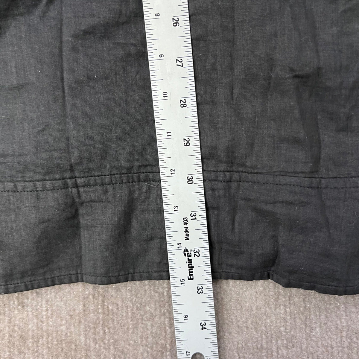 Armani Exchange A|X Black Utility Dress Sz 6 Zip Front Short Sleeve Belted