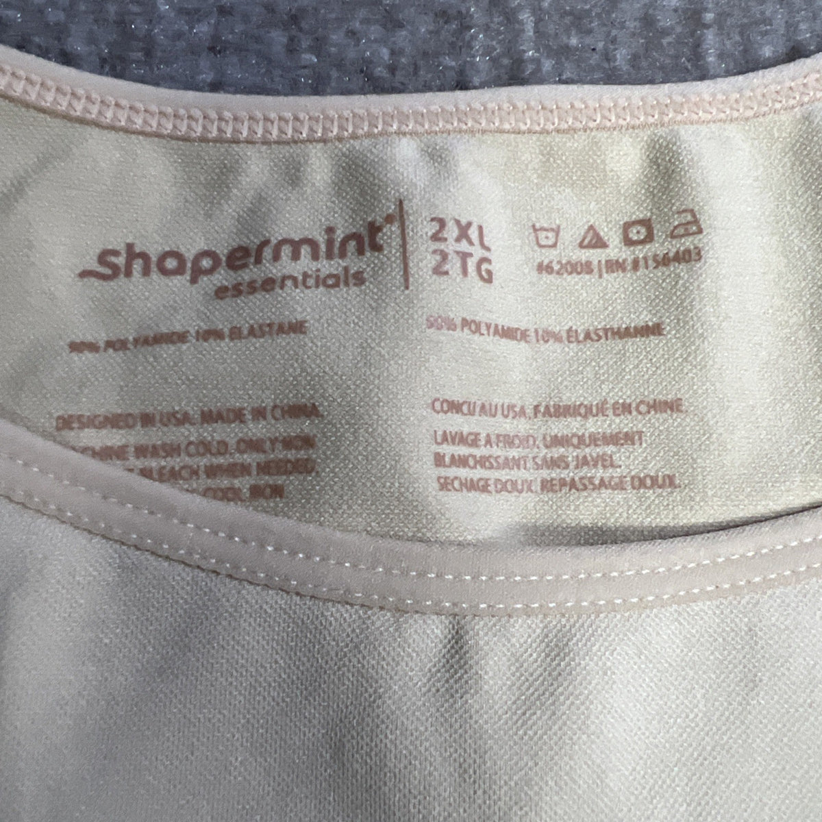 Shapermint Essentials All Day Every Day Shaper Tank in Tan - Size 2X