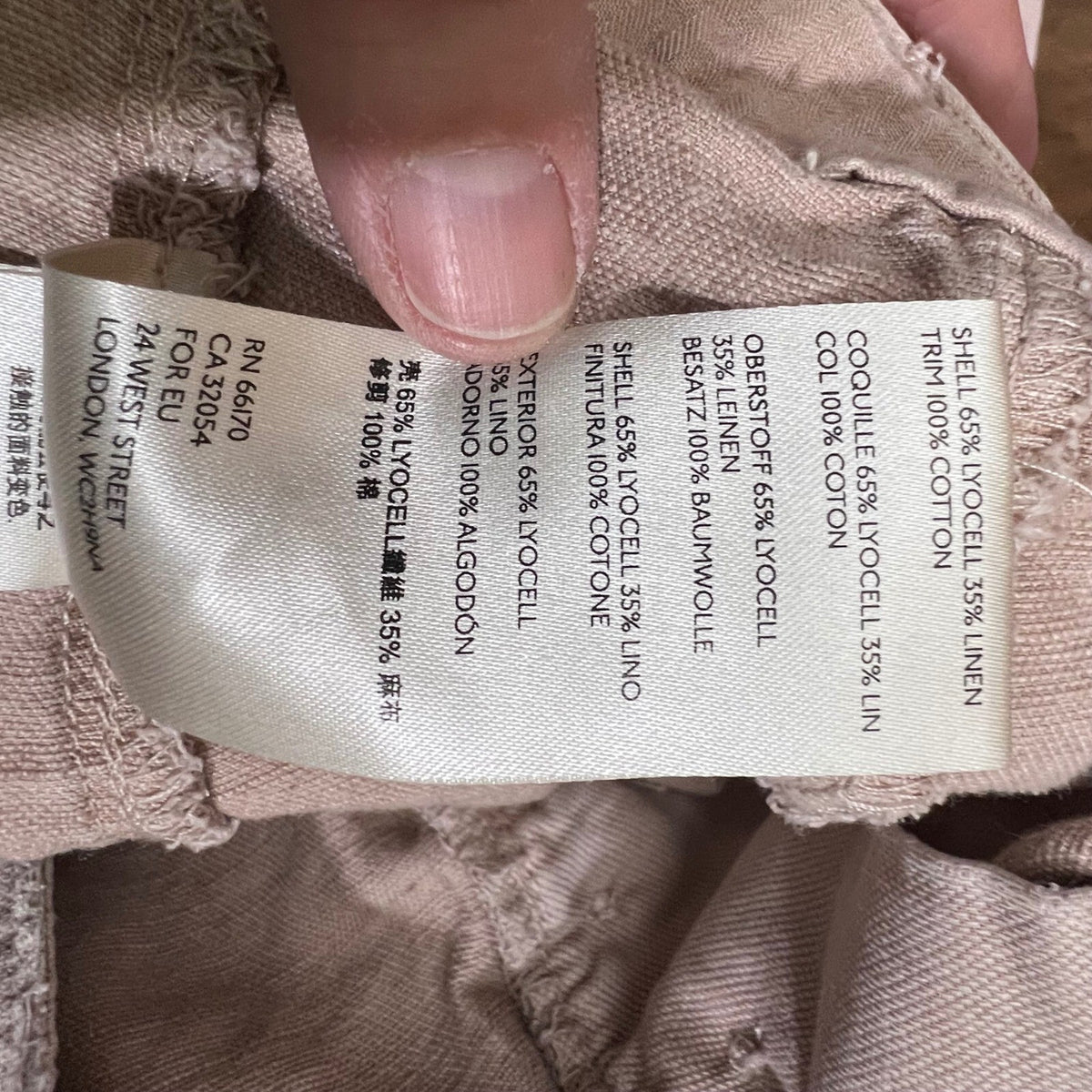 Free People High Waisted Button Fly Cropped Cargo Pants Dusty Rose Size 0