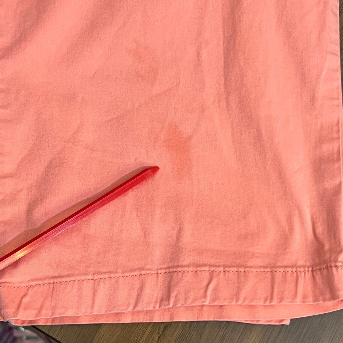 Lee Capris Womens 14 M Coral Pink Stretchy Casual Minimalist