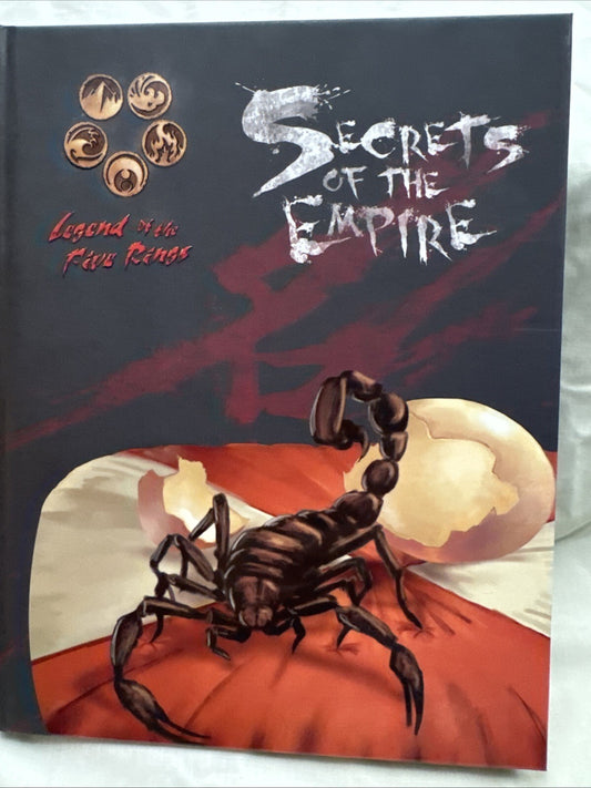 AEG Legend of the Five Rings L5R RPG 4th Ed Secrets of the Empire Hardback NM