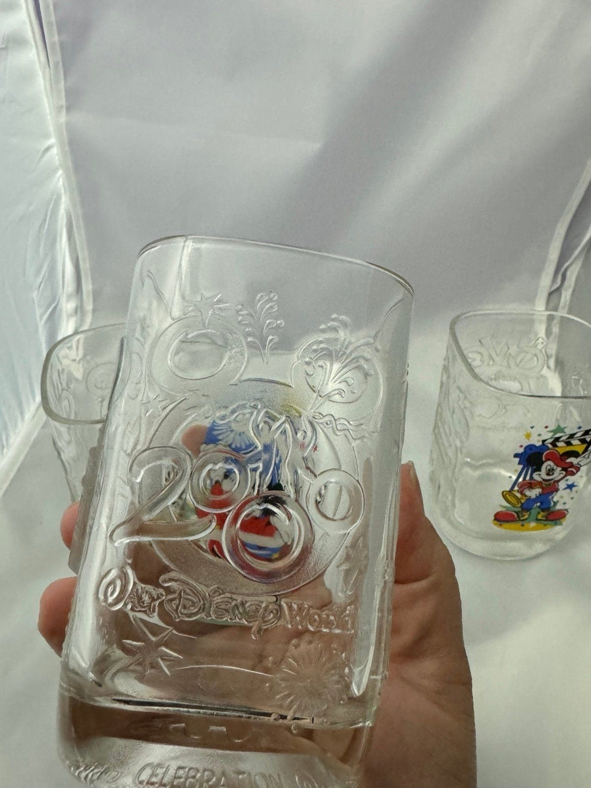Disney X McDonalds Y2K Glasses Set: Epcot, Magic Kingdom, Hollywood Studios