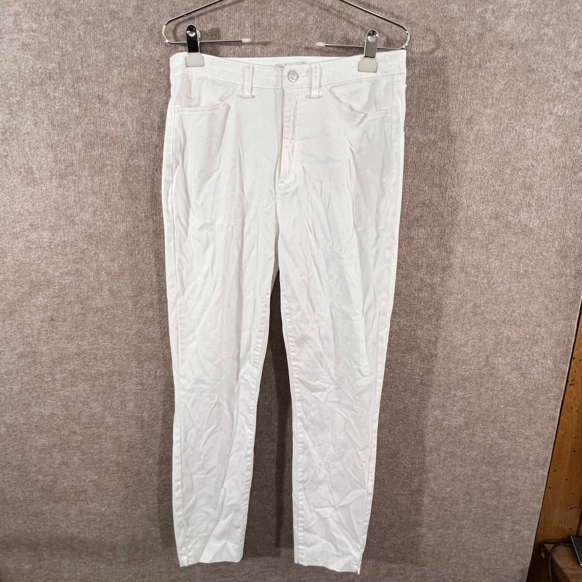 Peter Millar Skinny Jeans Womens 30 White Stretchy Minimalist